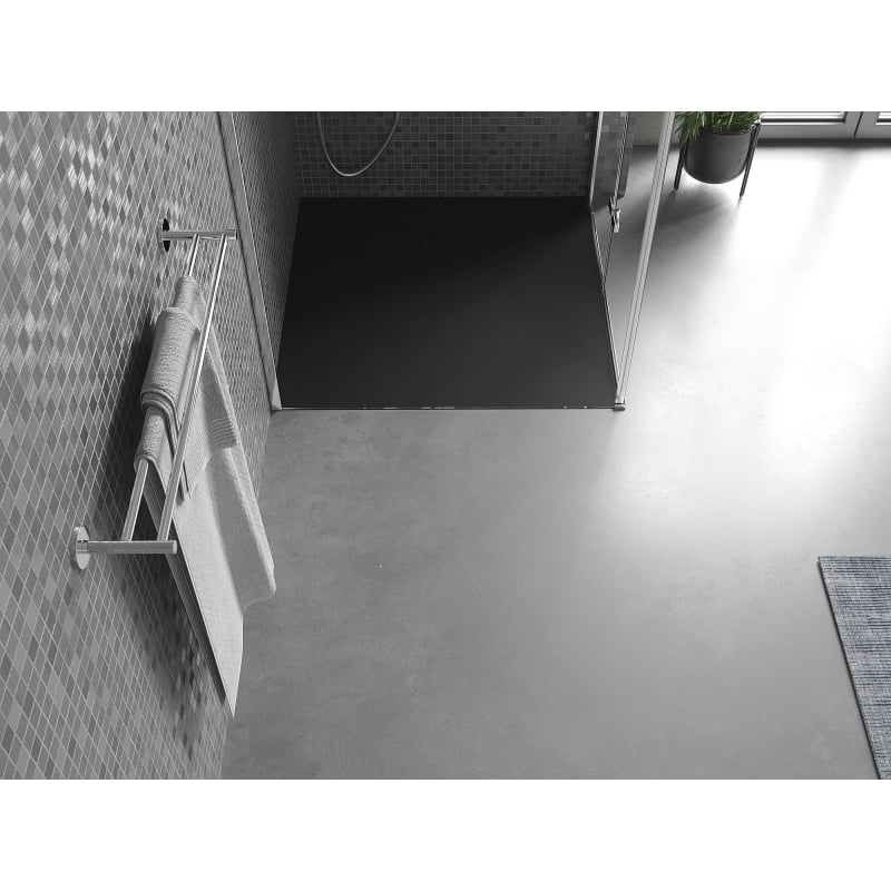 Mexen Bert četvrtasta tuš kada SMC 90 x 90 cm, crna - 4K709090