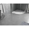 Mexen Bert receveur de douche demi-circulaire SMC 80 x 80 cm, blanc - 4KR108080