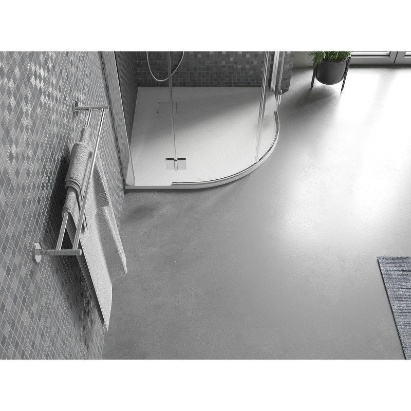 Mexen Bert polkrožni tuš kad SMC 80 x 80 cm, bela - 4KR108080