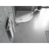 Mexen Bert poolringikujuline SMC dušialus 80 x 80 cm, valge - 4KR108080