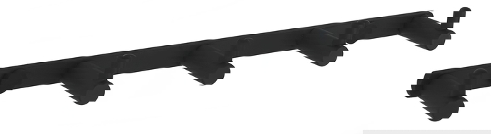 Mexen handdukshängare med fem krokar, svart - 709165-70