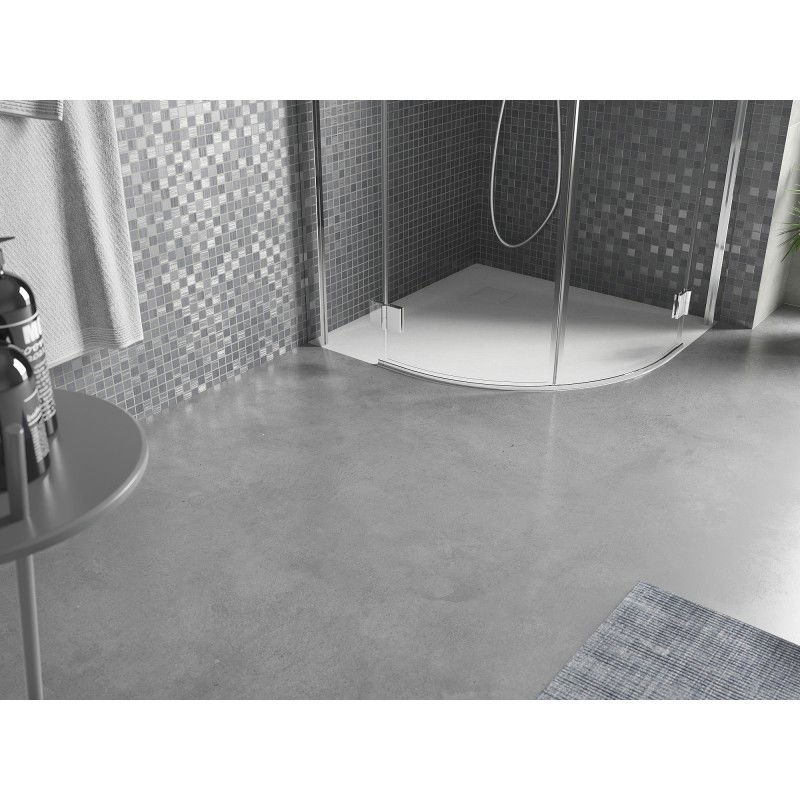 Mexen Bert receveur de douche demi-circulaire SMC 90 x 90 cm, blanc - 4KR109090