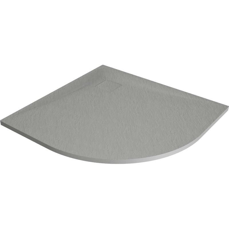 Mexen Bert kwartronde douchebak SMC 80 x 80 cm, grijs - 4KR618080