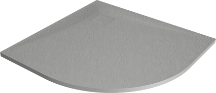 Mexen Bert kwartronde douchebak SMC 80 x 80 cm, grijs - 4KR618080