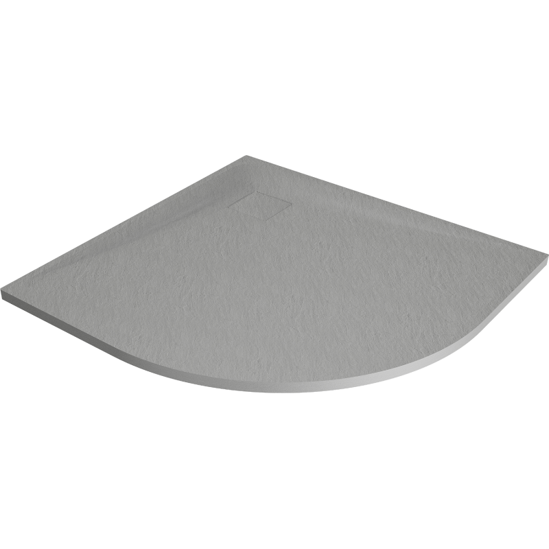 Mexen Bert brodzik półokrągły SMC 90 x 90 cm, szary - 4KR619090