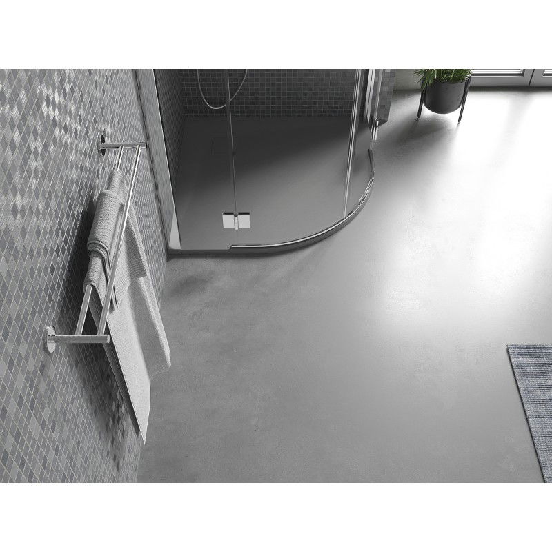Mexen Bert ντουζιέρα ημικυκλική SMC 90 x 90 cm, γκρι - 4KR619090
