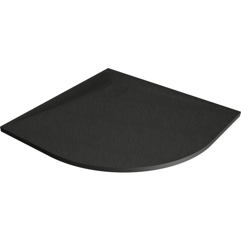 Mexen Bert tuš-kada polukružna SMC 80 x 80 cm, crna - 4KR708080