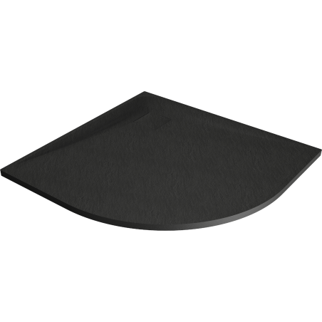 Mexen Bert plato de ducha semicircular SMC 80 x 80 cm, negro - 4KR708080
