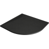 Mexen Bert brodzik półokrągły SMC 80 x 80 cm, czarny - 4KR708080