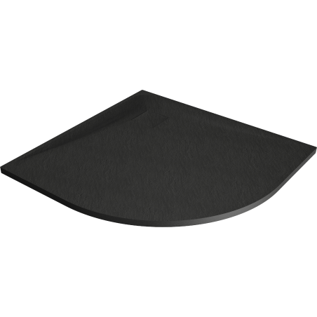Mexen Bert halve cirkel douchebak SMC 90 x 90 cm, zwart - 4KR709090