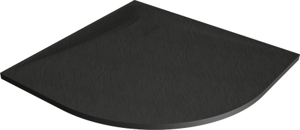Mexen Bert halve cirkel douchebak SMC 90 x 90 cm, zwart - 4KR709090