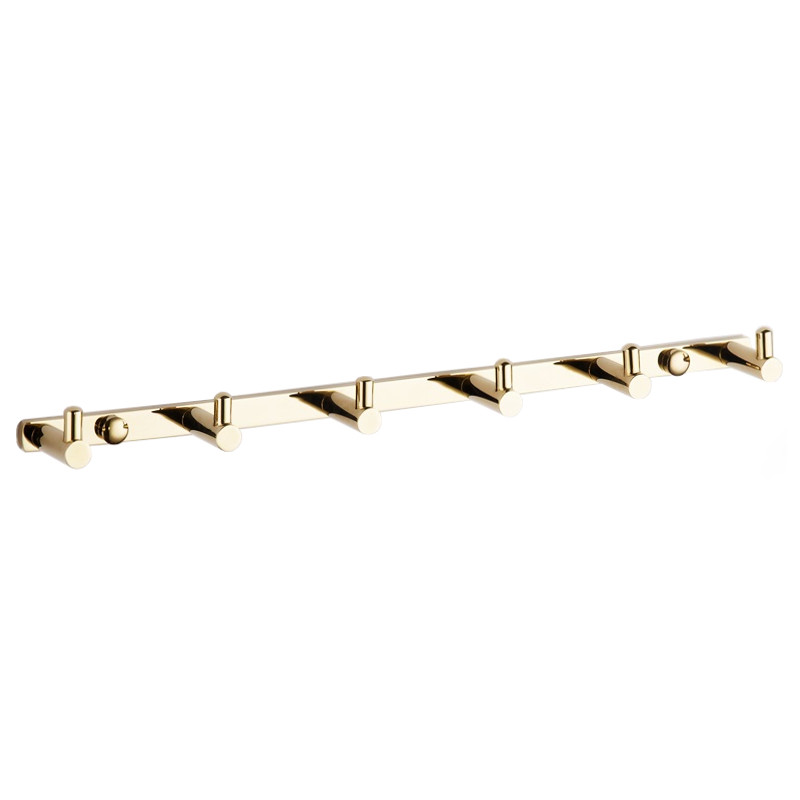 Mexen handdoekhaak met zes haken, gouden - 709166-50
