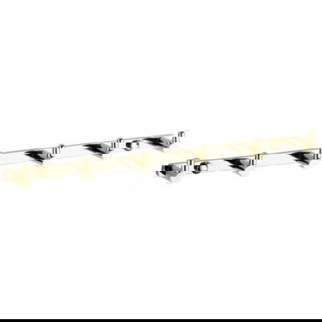 Mexen kljuka za brisačo s šestimi držali, zlata - 709166-50