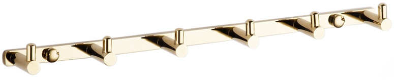 Mexen handdoekhaak met zes haken, goud - 709166-50