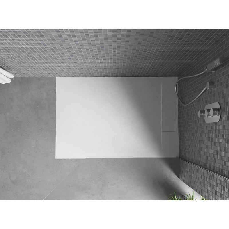 Mexen Otto pravokutna tuš kada SMC 100 x 80 cm, bijela - 4N108010