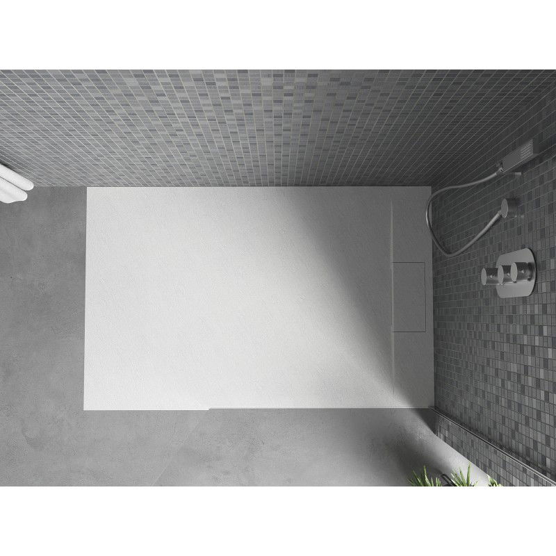 Mexen Otto plato de ducha rectangular SMC 140 x 80 cm, blanco - 4N108014