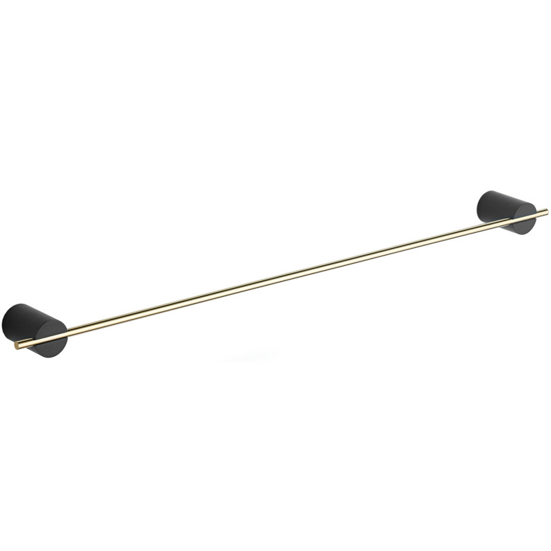Mexen Aron percha para toallas, negro/oro - 7088124-57