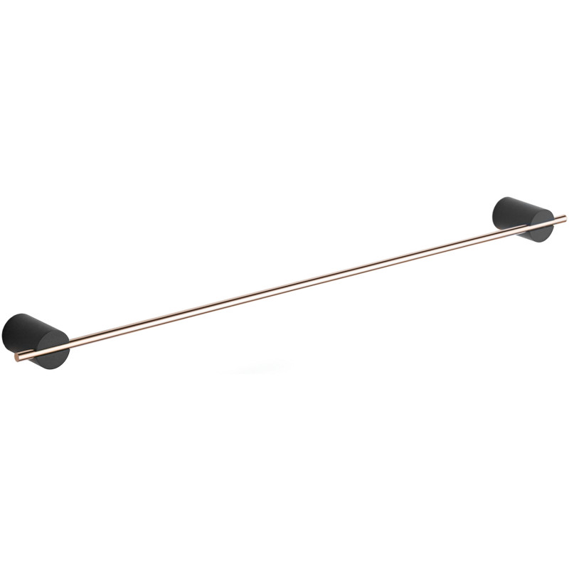 Mexen Aron handdoekrek, zwart/roségoud - 7088124-67