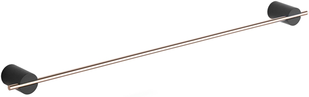 Mexen Aron towel rack, black/pink gold - 7088124-67