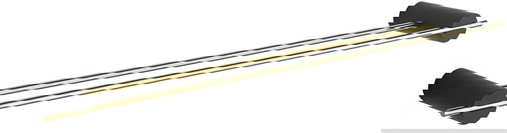 Mexen Aron toalheiro duplo, preto/ouro - 7088125-57