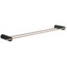 Mexen Aron double towel rack, black/rose gold - 7088125-67