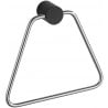 Mexen Aron Handtuchhalter, schwarz/chrom - 7088132-07