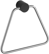 Mexen Aron Handtuchhalter, schwarz/chrom - 7088132-07
