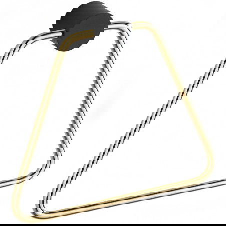 Mexen Aron Κρεμάστρα για πετσέτα, μαύρο/χρυσό - 7088132-57