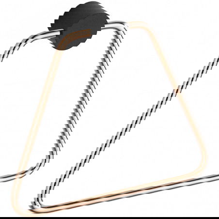 Mexen Aron suporte para toalhas, preto/ouro rosa - 7088132-67