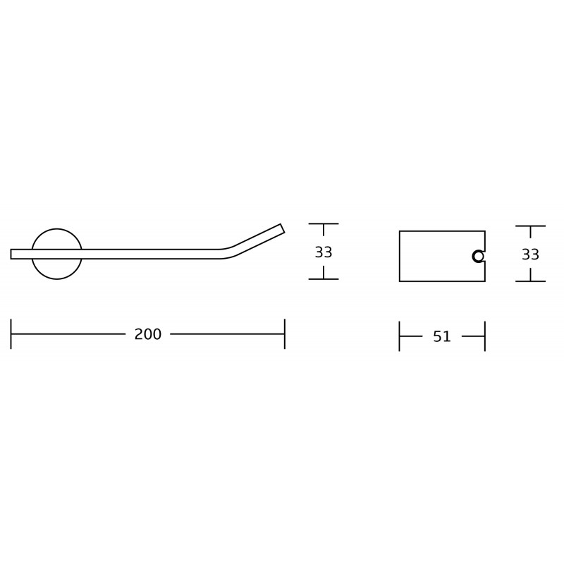 Mexen Aron suporte para papel higiénico, preto/dourado - 7088133-57