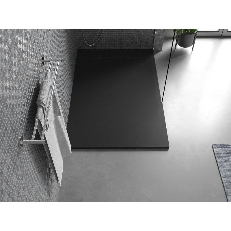 Mexen Otto rectangular shower tray SMC 140 x 70 cm, black - 4N707014