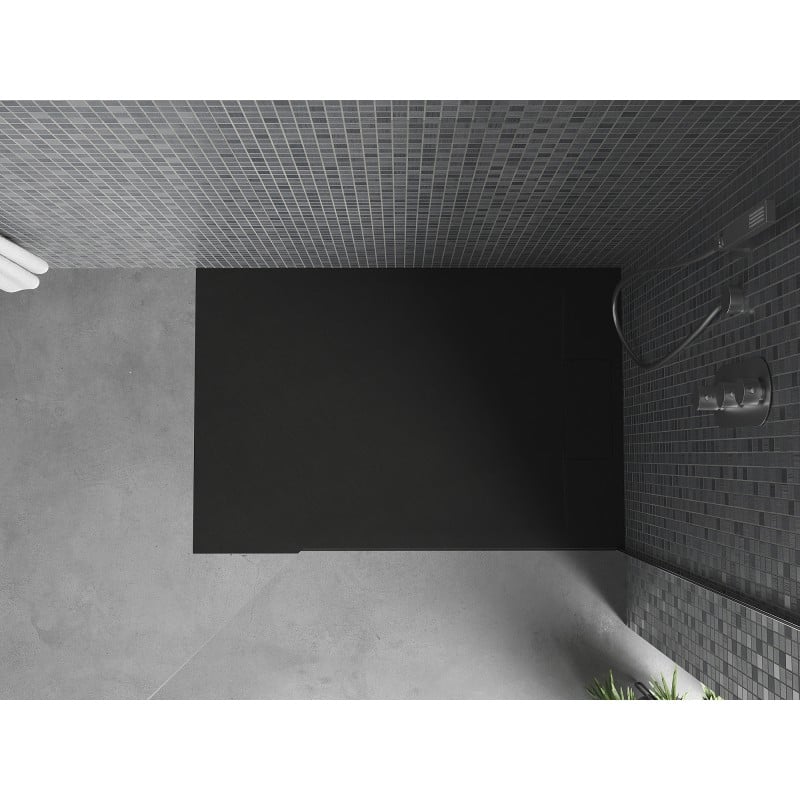 Mexen Otto brodzik prostokątny SMC 100 x 80 cm, czarny - 4N708010