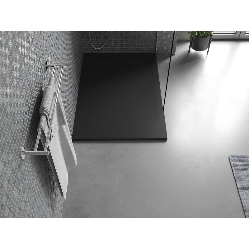 Mexen Otto ristkülikukujuline dušialus SMC 110 x 80 cm, must - 4N708011