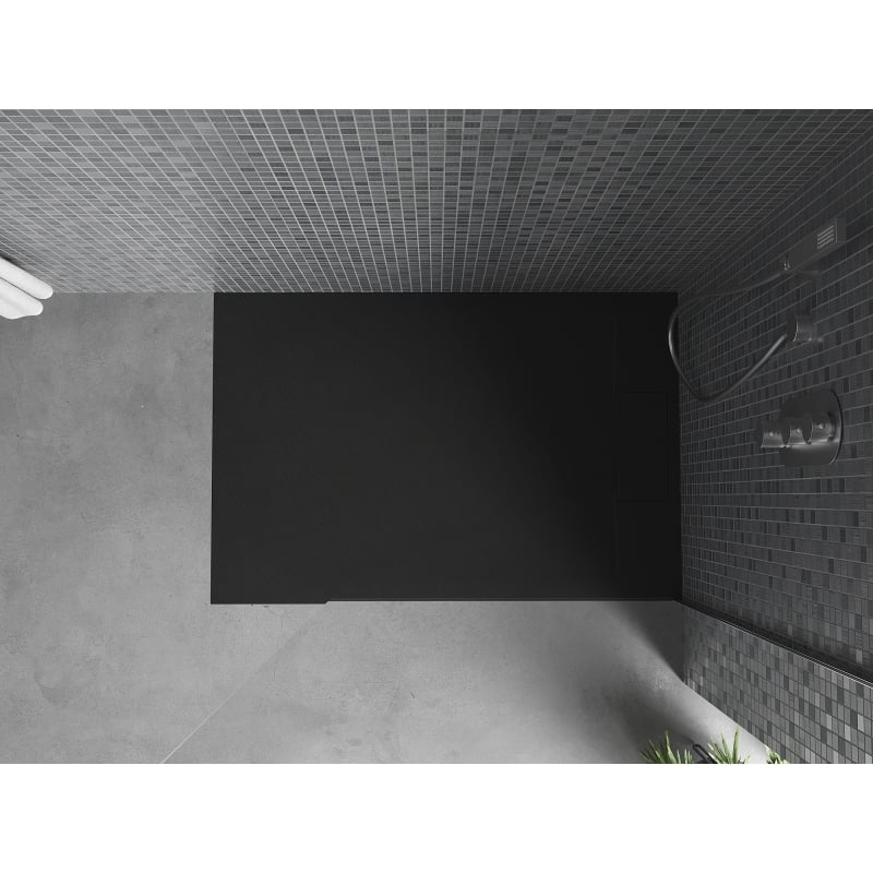 Mexen Otto ristkülikukujuline dušialus SMC 110 x 80 cm, must - 4N708011