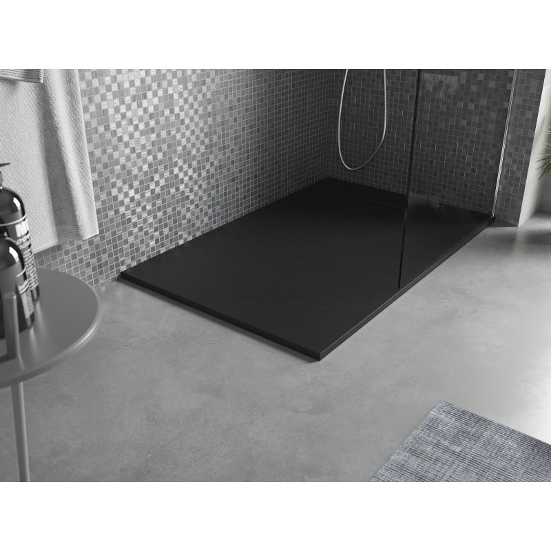 Mexen Otto rectangular shower tray SMC 140 x 80 cm, black - 4N708014