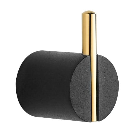 Mexen Aron towel hook, black/gold- 7088135-57