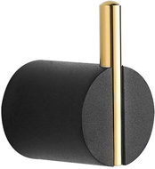 Mexen Aron handdukshållare, svart/guld - 7088135-57