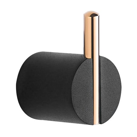 Mexen Aron handdukshängare, svart/roséguld - 7088135-67