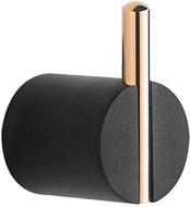 Mexen Aron handdukshängare, svart/roséguld - 7088135-67