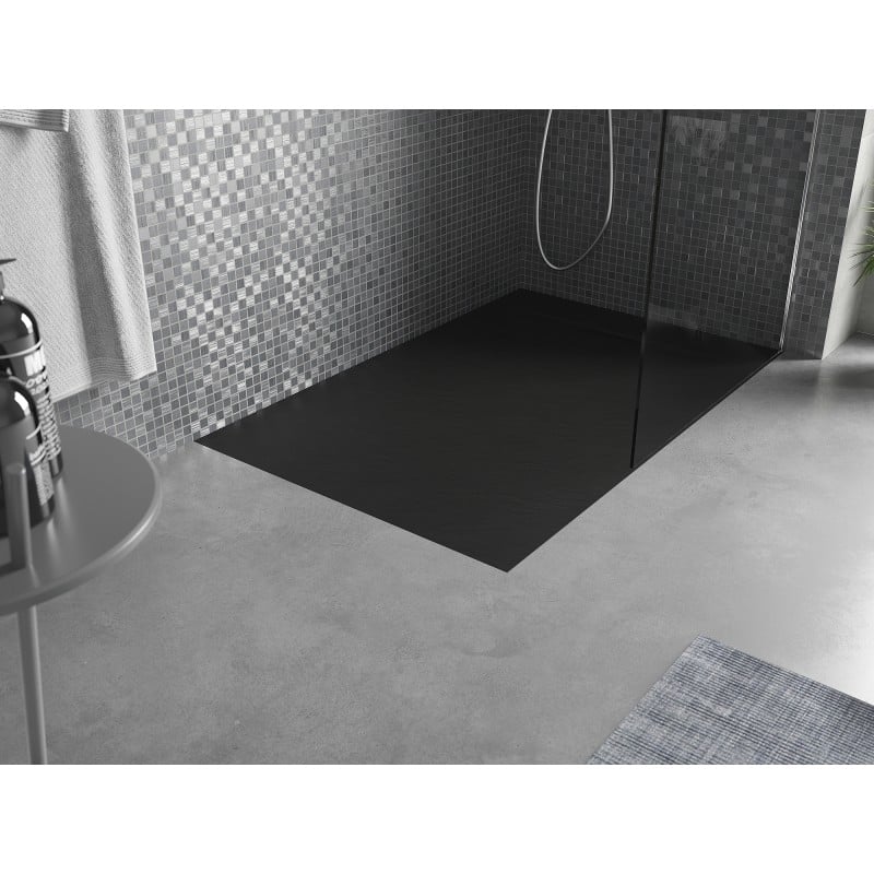 Mexen Otto receveur de douche rectangulaire SMC 130 x 90 cm, noir - 4N709013