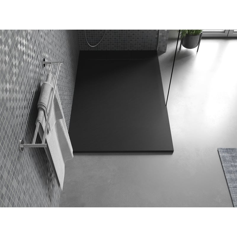 Mexen Otto pravokutna tuš kada SMC 140 x 90 cm, crna - 4N709014