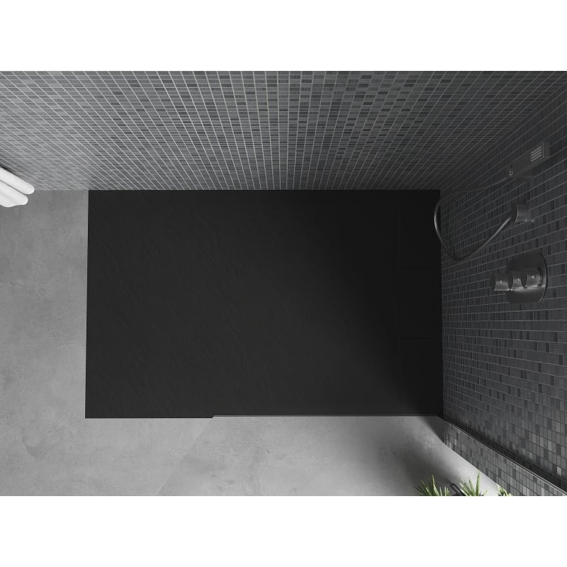 Mexen Otto pravokutna tuš kada SMC 140 x 90 cm, crna - 4N709014