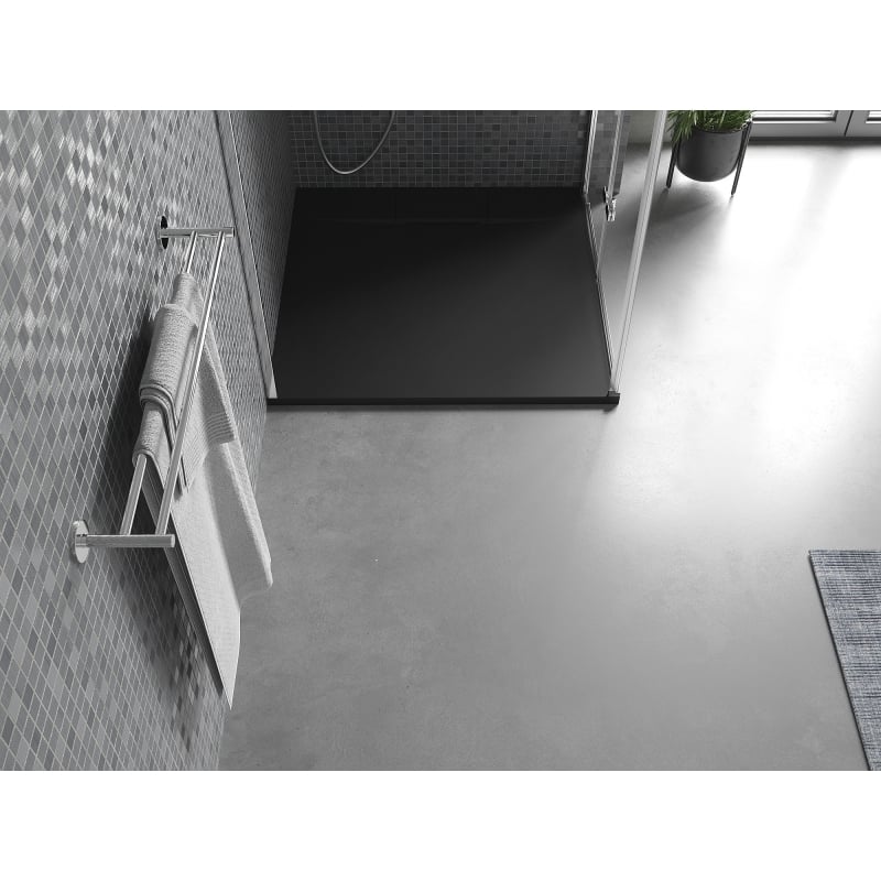 Mexen Otto kvadratna tuš kada SMC 90 x 90 cm, crna - 4N709090