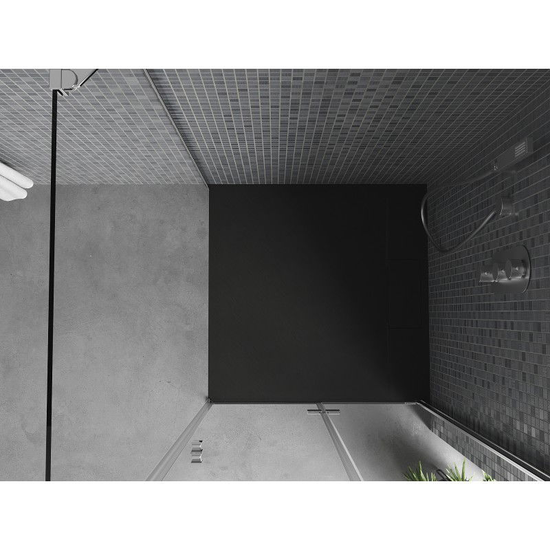 Mexen Otto SMC Square Shower Tray 90 x 90 cm, Black - 4N709090
