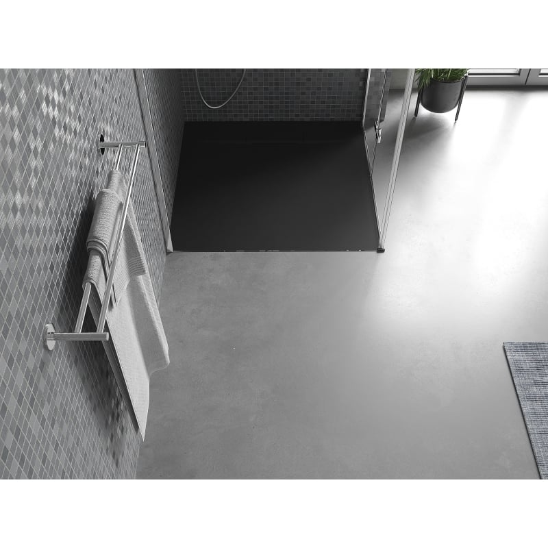 Mexen Otto kvadratna tuš kada SMC 90 x 90 cm, crna - 4N709090