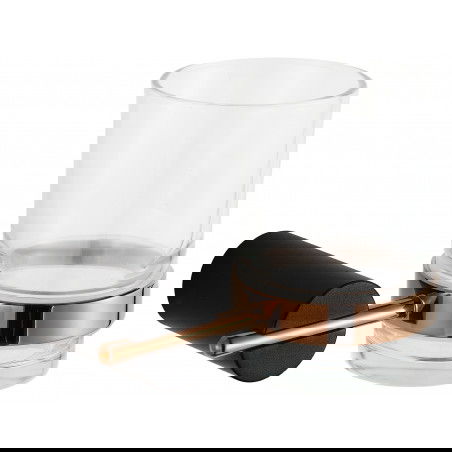 Mexen Aron zobu birstes turētājs, melns/rozā zelts - 7088138-67