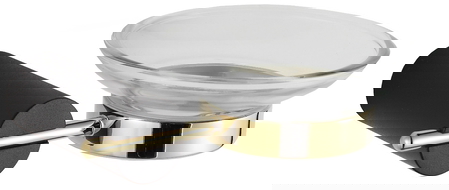 Mexen Aron dekorationstallrik, svart/guld - 7088139-57