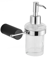 Mexen Aron διανομέας σαπουνιού, μαύρο/χρώμιο - 70881388-07