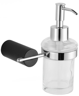 Mexen Aron tvåldispenser, svart/krom - 70881388-07