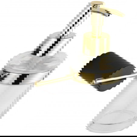 Mexen Aron dispensador de sabonete, preto/ouro - 70881388-57